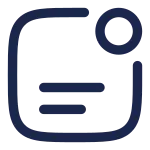 Notification Unread Lines SVG Icon